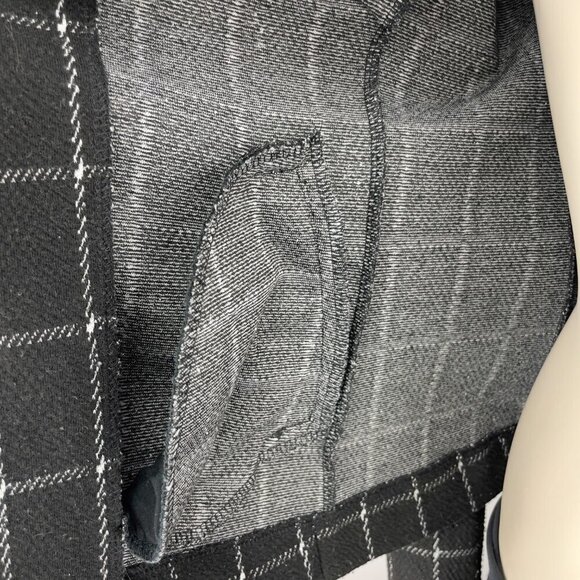 SANDWICH Academia Office Comfy Softβ Plaid UnStructured Blazer / Cardigan sz S - Picture 6 of 10